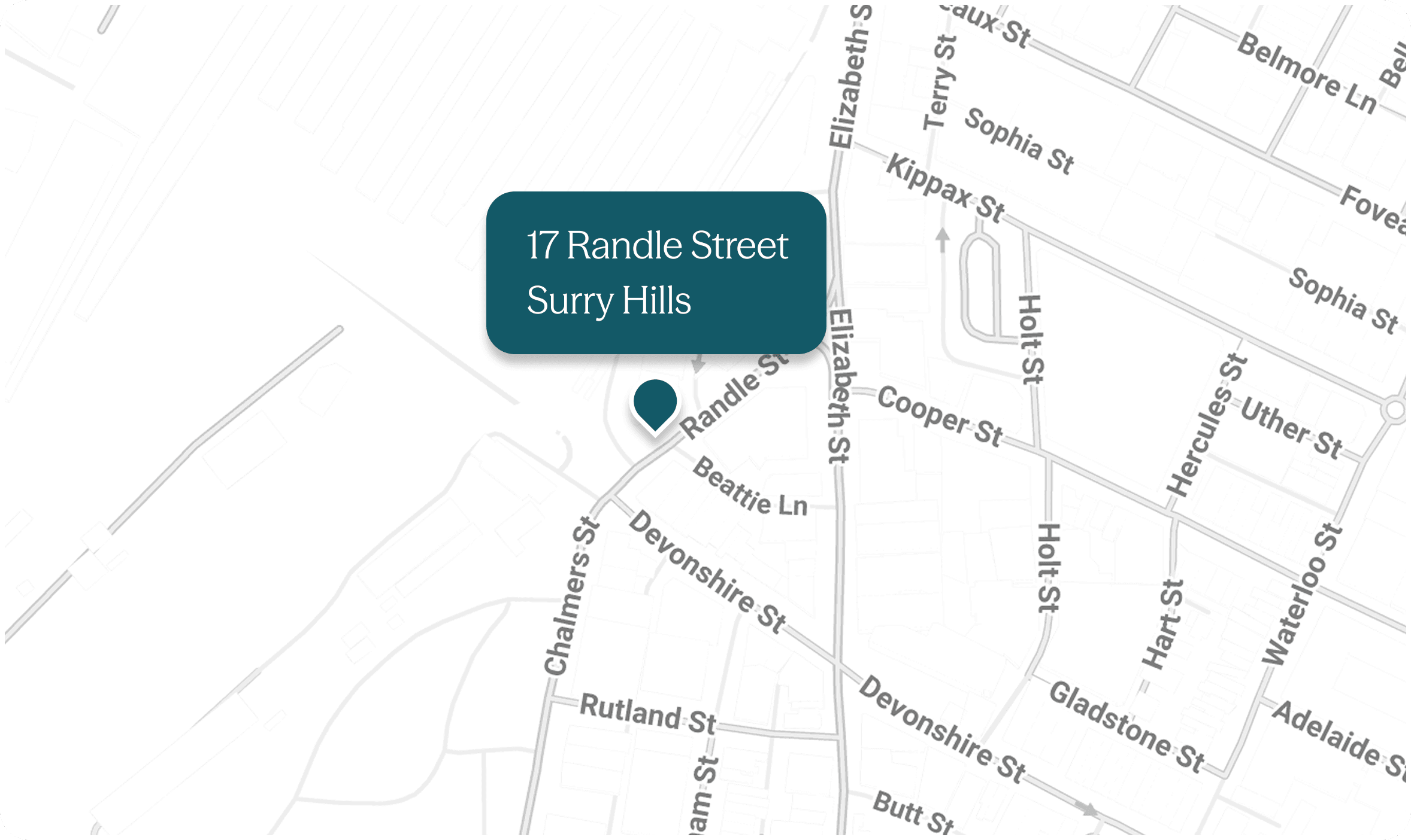Clinic location map