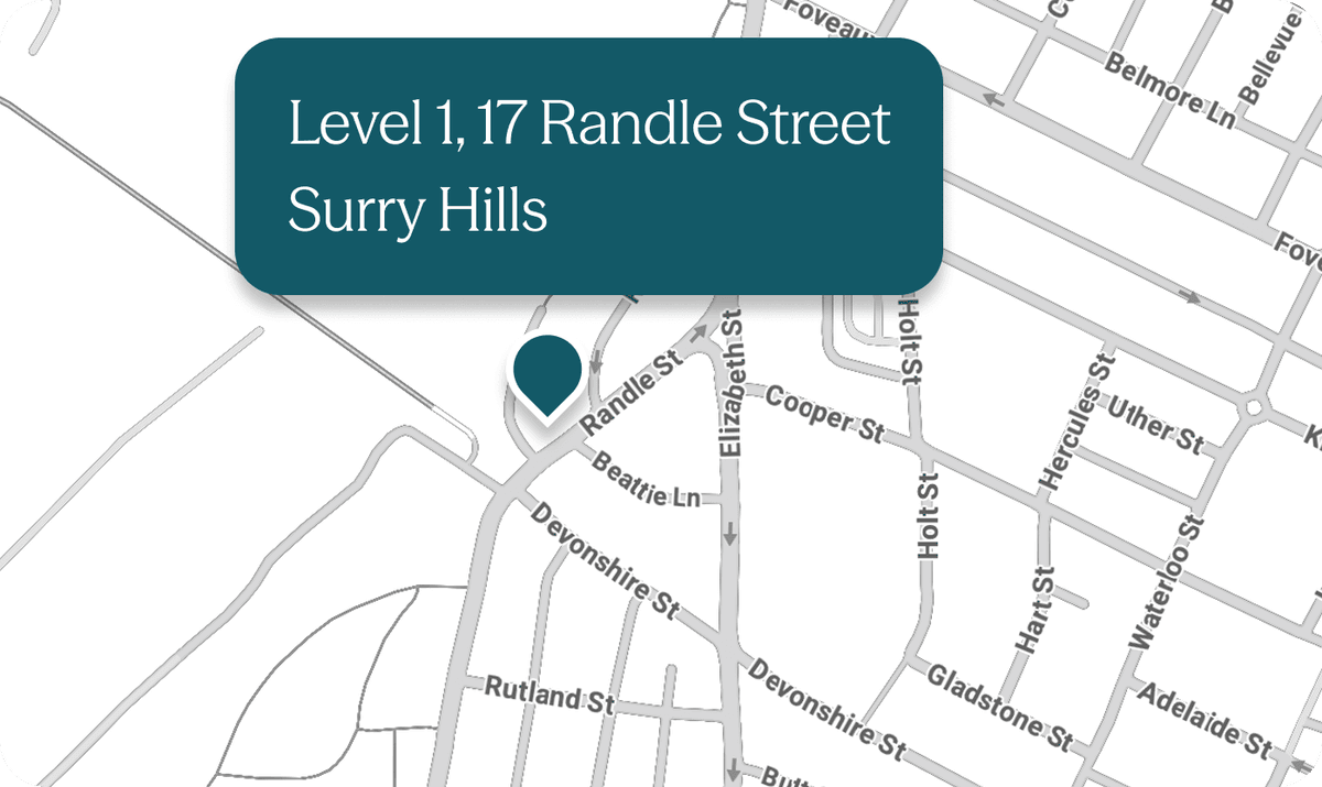 Clinic location map
