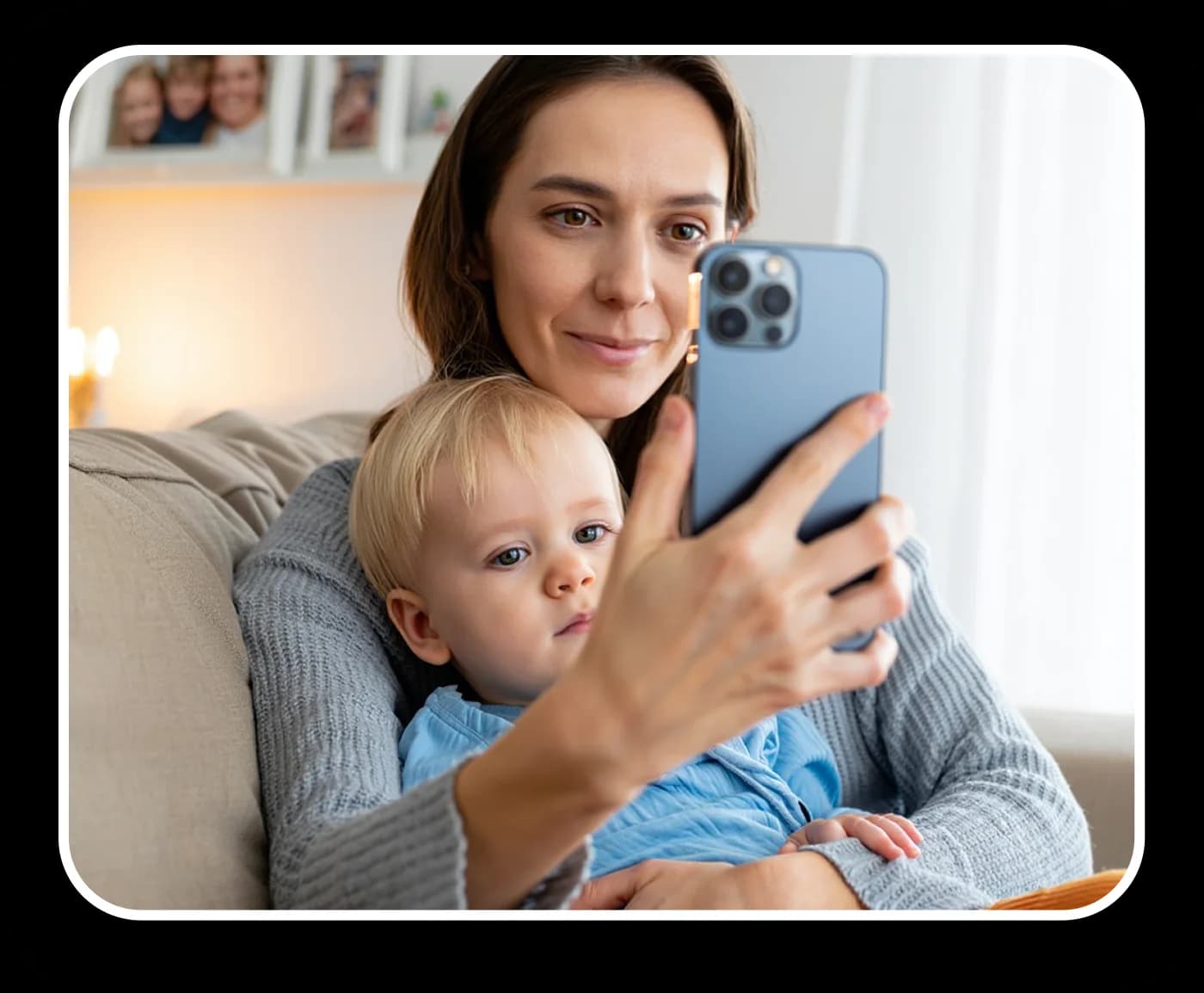 Patient using NewDoc telehealth video consultation from home